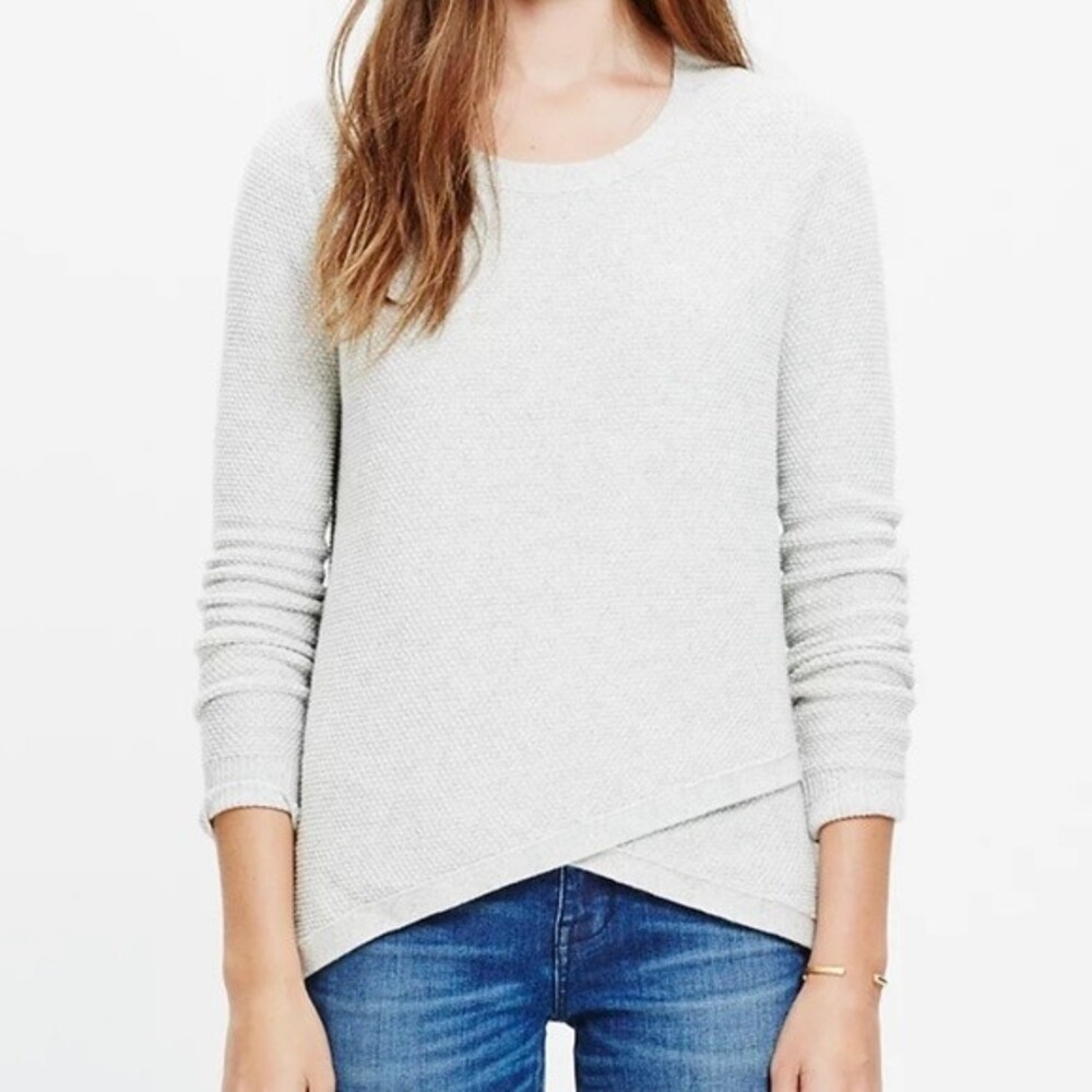 Madewell Feature Pullover Sweater in Colorblock sz S